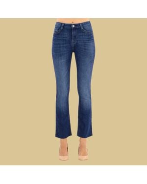 Morrison Denim The Starlet Boot Cut Crop Jeans - Blue