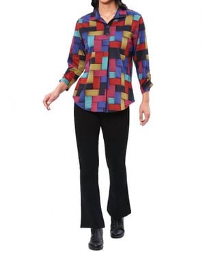 parsley & sage Glory Pullover Top - Blue