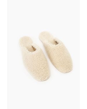 Sleeper Shearling Slippers - Natural