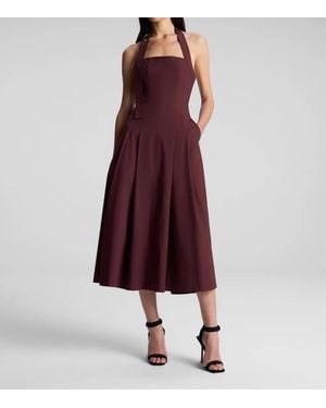 A.L.C. Natalie Halter Dress - Red