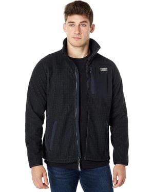 L.L. Bean L. L.Bean Mountain Classic Windproof Fleece Jacket Full Zip Gbo978 - Blue