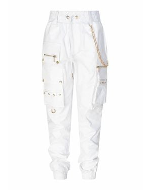 Circular Path Cp Cargo Pant - White