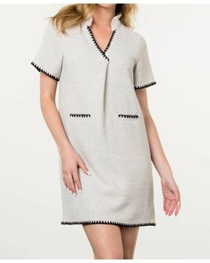 Thml Short Sleeve Dress - White