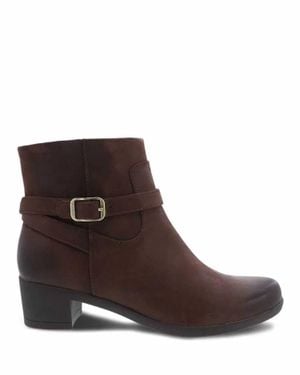 Dansko Cagney Heeled Boot - Brown