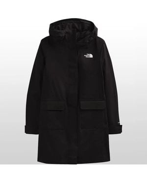 The North Face City Breeze Rain Parka Ii Jacket Windproof Ups1353 - Black