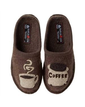 Haflinger Wool Slipper - Brown