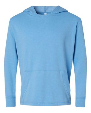 L.A.T Vintage Wash Fleece Hoodie - Blue