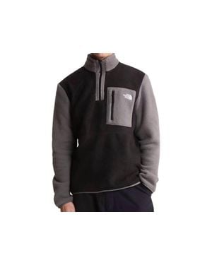 The North Face Yumiori Quarter Zip Fleece Jacket - Black