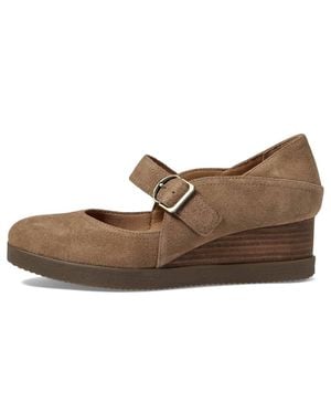 Dansko Sandy Wedge Heel Shoes - Brown