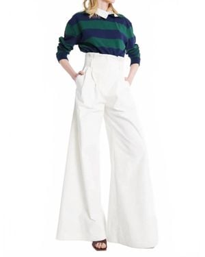 A.W.A.K.E. MODE High-Waisted Wide Leg Pant - Blue
