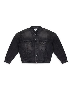Rhude Oversized Denim Trucker Jacket - Blue