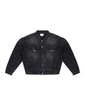 Rhude Oversized Denim Trucker Jacket - Blue