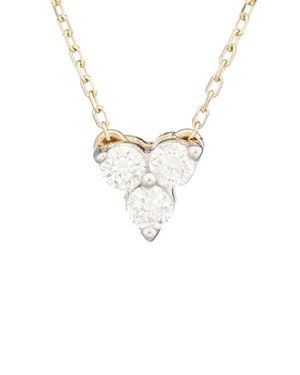 Adina Reyter 14k 0.09 Ct. Tw. Diamond Cluster Necklace - White