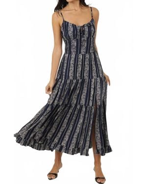 Angie Scoop Neck Maxi Dress - Black
