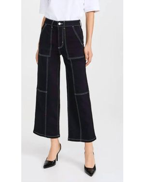 Rails Getty Crop Utility Jeans - Blue