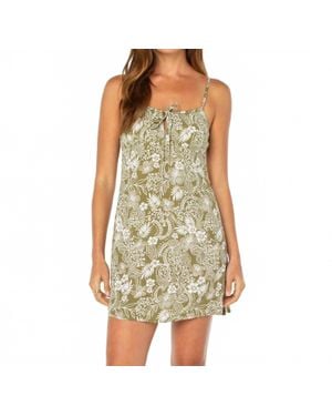 Roxy Late Night Mini Dress - Green