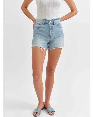 DAZE Troublemaker High Rise Short - Blue