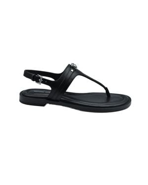 Michael Kors Low Top Shoes With Thong Design - Black