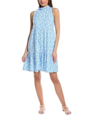 Duffield Lane Nicola Mini Dress - Blue