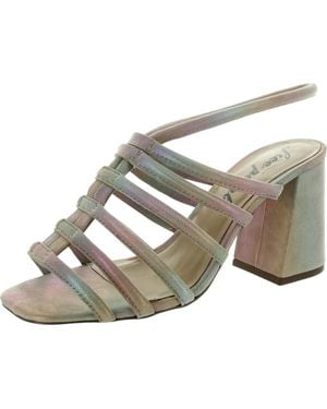 Free People Colette Leather Boho Slingback Sandals - Natural