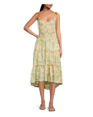 Free People Adriel Midi Dress - Yellow