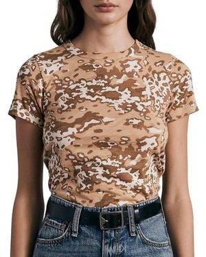 Rag & Bone Camo Baby T-shirt - Brown