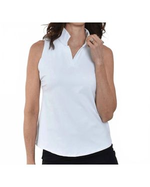 Southwind Pebble Beach Sleeveless Top - White