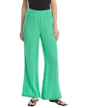 Michael Stars Susie High-Rise Wide Leg Pant - Green