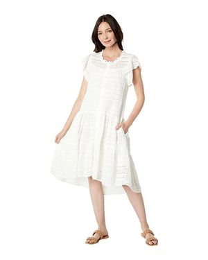 True Grit Dylan By Hannah High Desert Dress Eyelet Jdm2000 - White