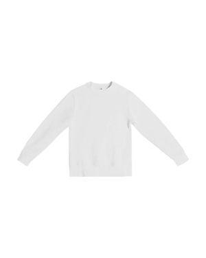 Lane Seven Pigment-Dyed Crewneck Sweatshirt - White