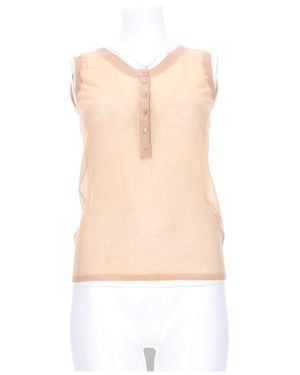 Paloma Wool Velata Sleeveless Knit Ribbed Top - White