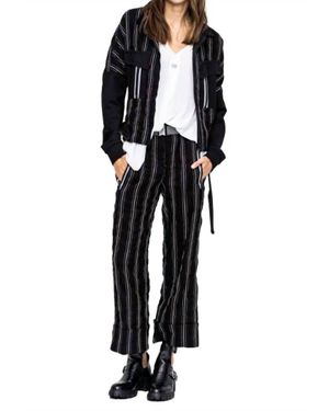 BEATE HEYMANN Striped Jacket - Black