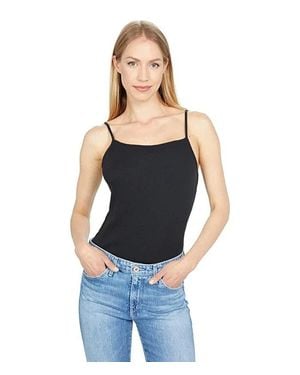 Madewell Ribbed Thong Bodysuit Stretch Spaghetti Strap Red922 - Blue