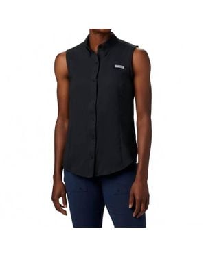Columbia Performance Fishing Gear Tamiami Sleeveless Shirt - Black