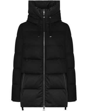 DUNO Parka Corto Quilted Parka - Black