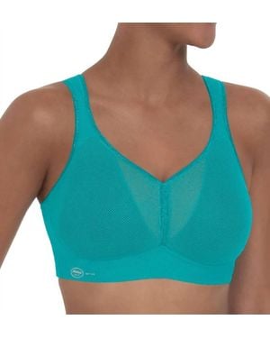 Anita Air Control Deltapad Sports Bra - Blue