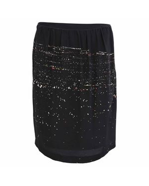 Dries Van Noten Printed Mini Skirt - Black