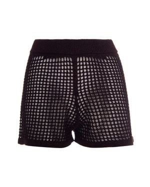 MC2 Saint Barth Shorts Sharma Lurex - Blue