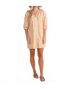 S'Edge Amanda Desert Stripe Dress - Natural