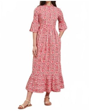 Pink City Prints Savannah Dress - Red