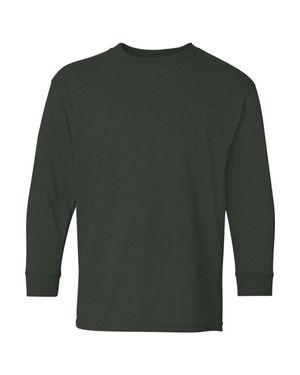 Gildan Heavy Cotton Youth Long Sleeve T-Shirt - Green