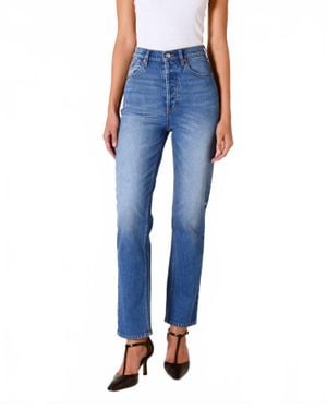Rolla's Loulou Straight Jeans - Blue