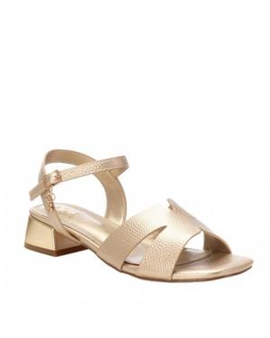 Xti Block Heel Sandals - Natural