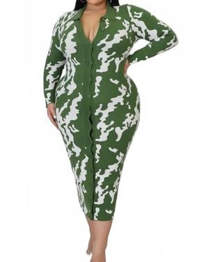 Good Time Usa Simple Life Dress - Green