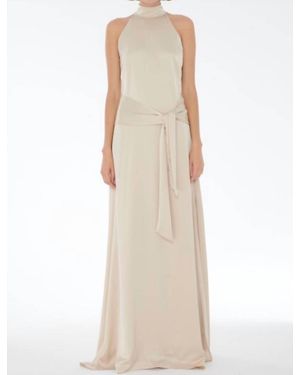 Toccin Jocelyn Tie-Front Maxi Dress - Natural