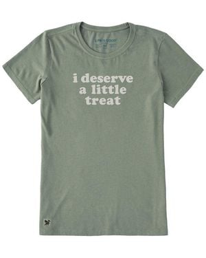 Life Is Good. Life Is Good Crusher T-Shirt - Green