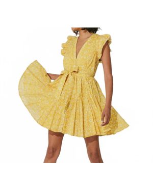 Cleobella Zia Mini Dress - Yellow
