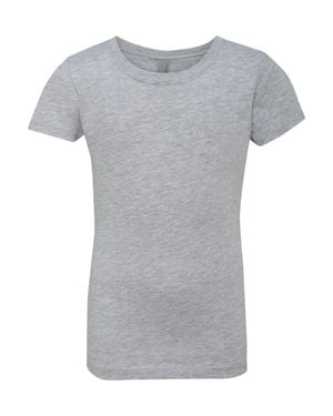 Next Level Girls Cotton Princess T-Shirt - Gray