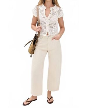 Free People Lily Crochet Top - Natural