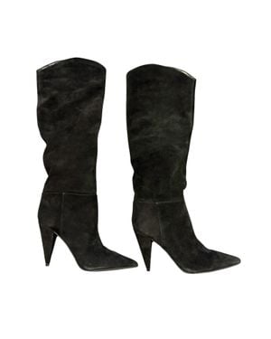 Marc Fisher Hanny Slouchy Boots - Black